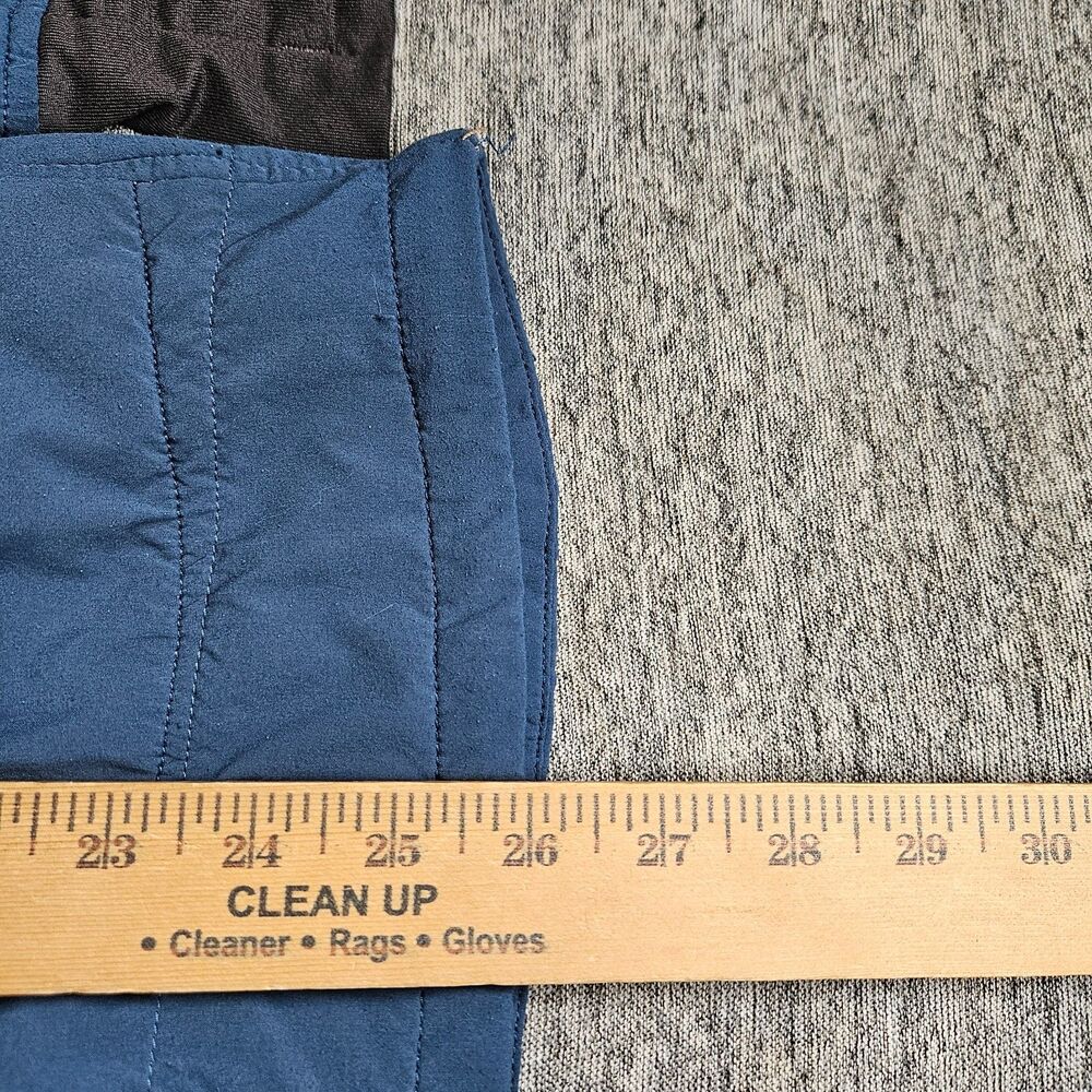 North Face Womens M Mountain Sweatshirt 2 Coat Blue Tan Full Zip Jacket Gorpcore - Picture 6 of 11